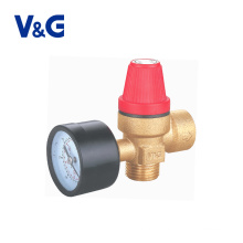 CE approved FM approved Brass material safety valve for water heater